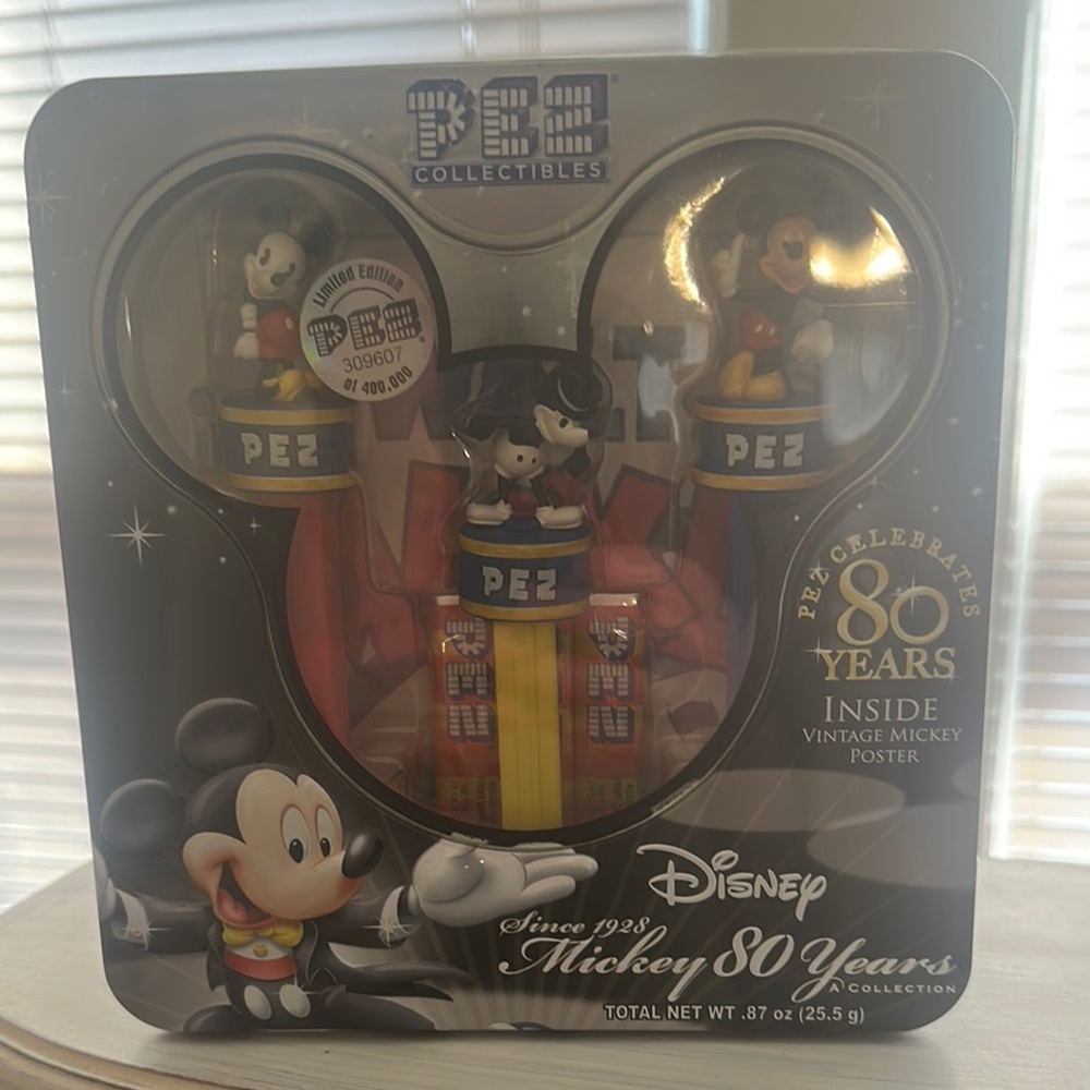 Disney PEZ Collectibles Mickey 80 Years Set